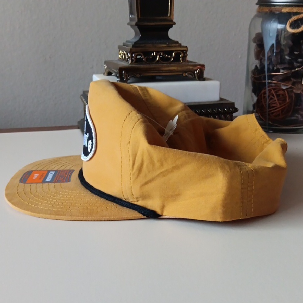 The Dinner Detective Mustard Yellow Cap - Picture 4 of 5